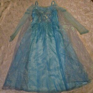 Authentic 1st Disney Frozen, Queen Elsa Costume 9-10 Let it Go